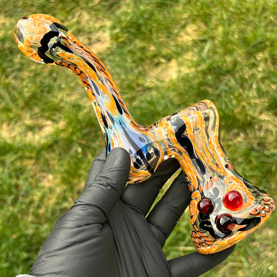 Sherlock Bubbler Glass Pipe Tiny Mike   