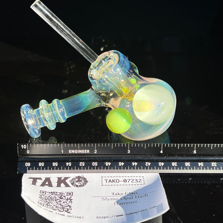 Slyme Opal Hash Hammer Glass Pipe Tako Glass   