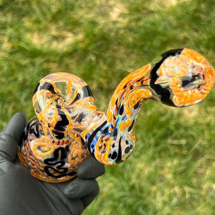 Sherlock Bubbler Glass Pipe Tiny Mike   