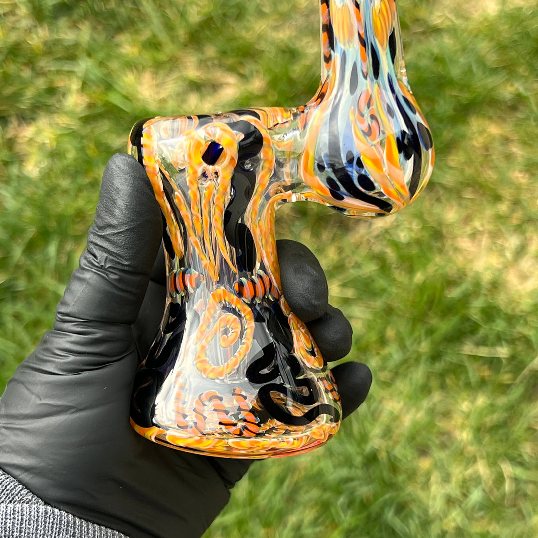 Sherlock Bubbler Glass Pipe Tiny Mike   