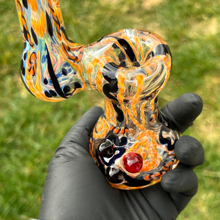 Sherlock Bubbler Glass Pipe Tiny Mike   