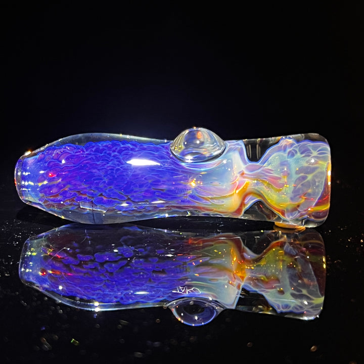 Purple Nebula Chillum Glass Pipe Tako Glass   