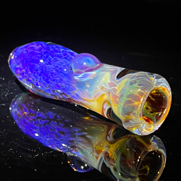 Purple Nebula Chillum Glass Pipe Tako Glass   