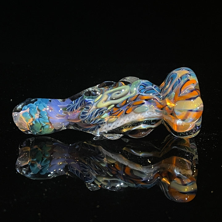 Inside Out Twisted Chillum Glass Pipe Molten Imagination