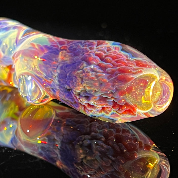 Purple Nebula Chillum Glass Pipe Tako Glass   