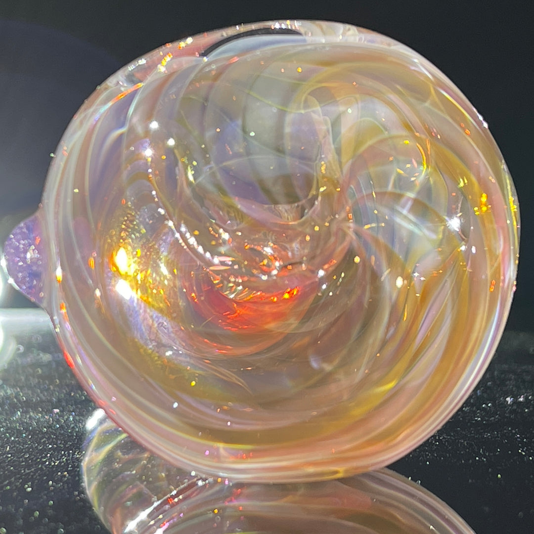 Thick Fume Pipe Pink Slyme Marble Glass Pipe Chuck Glass   