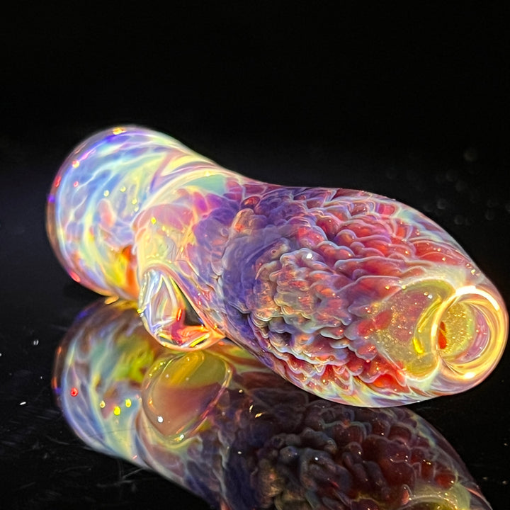 Purple Nebula Chillum Glass Pipe Tako Glass   