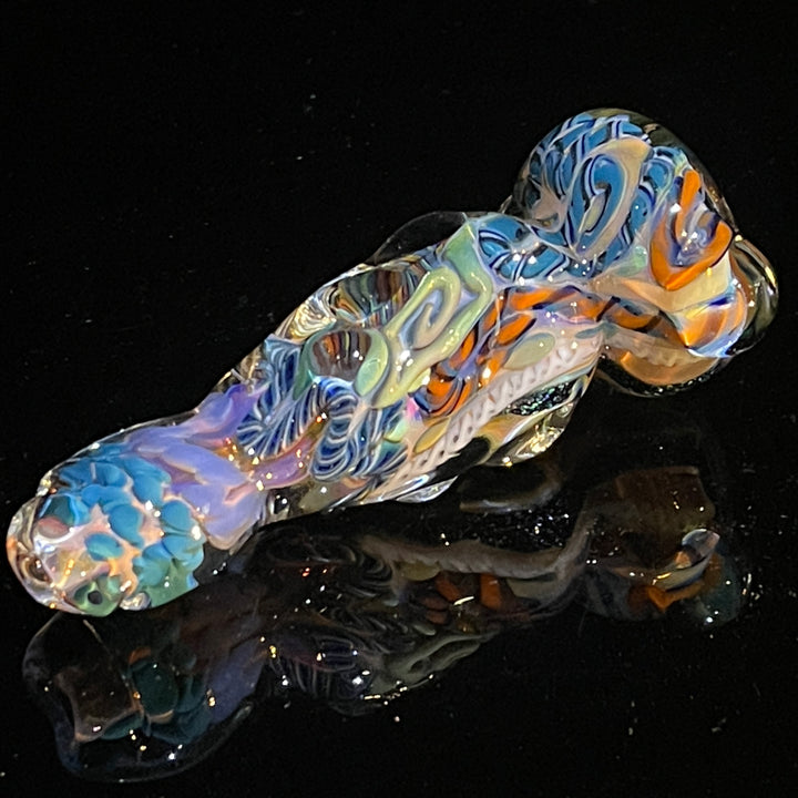 Inside Out Twisted Chillum Glass Pipe Molten Imagination