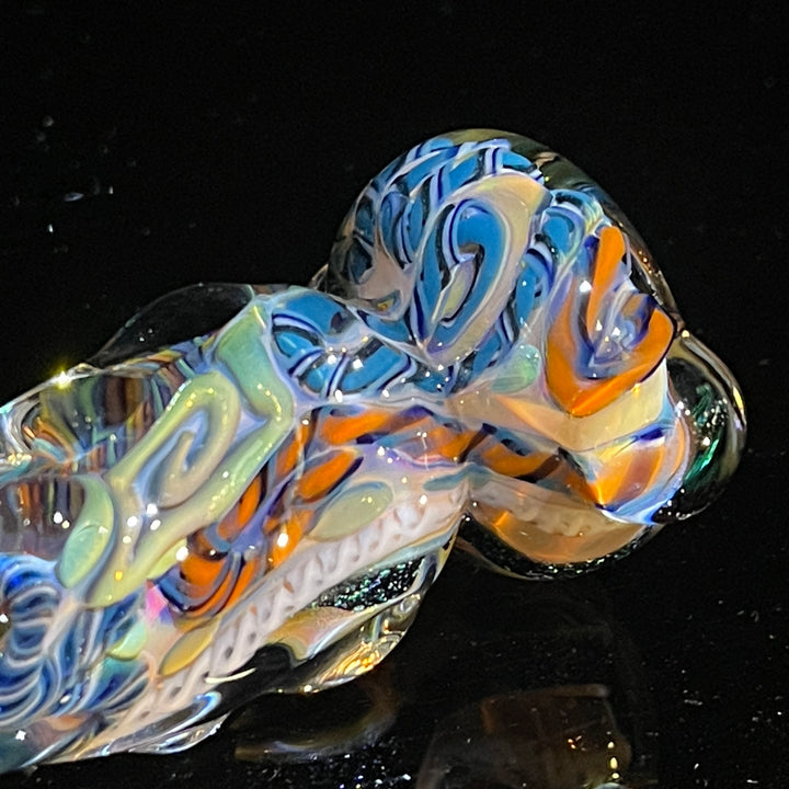 Inside Out Twisted Chillum Glass Pipe Molten Imagination