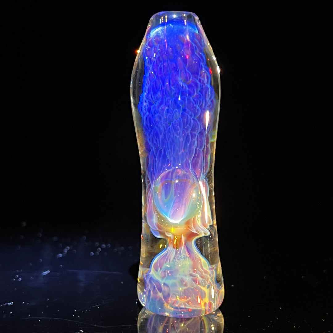 Purple Nebula Chillum Glass Pipe Tako Glass   