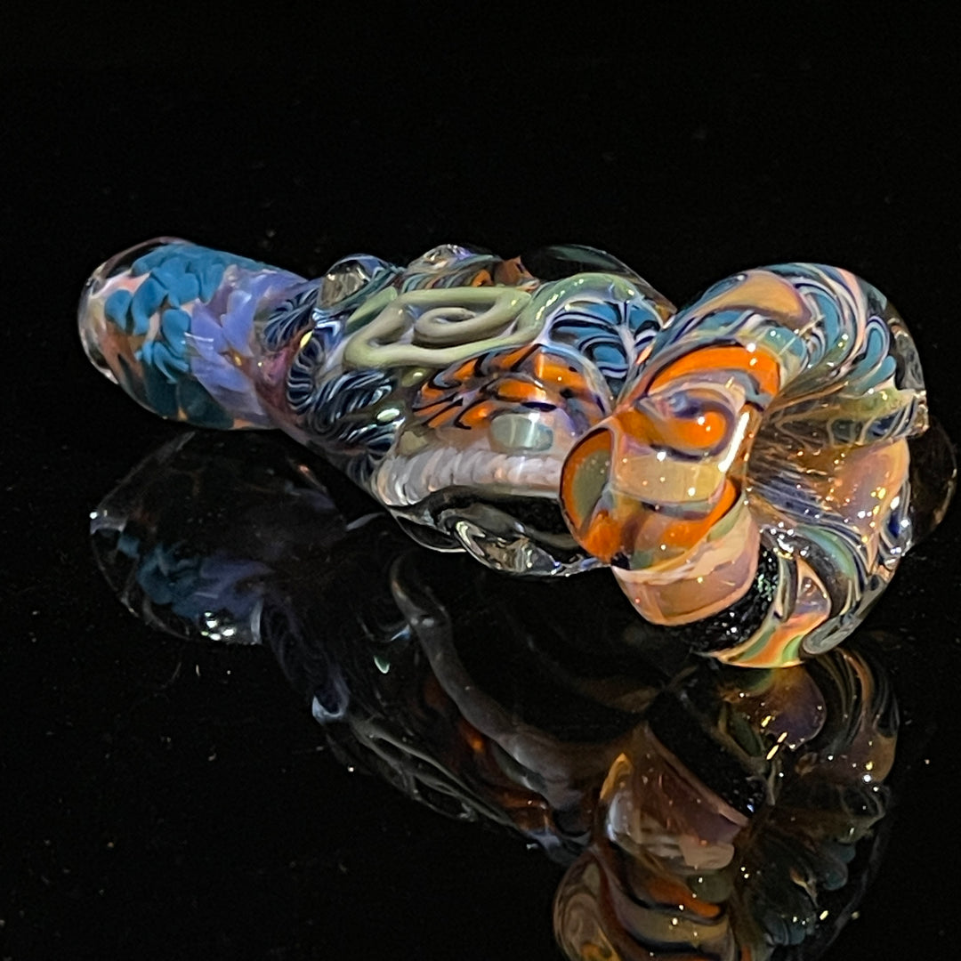 Inside Out Twisted Chillum Glass Pipe Molten Imagination