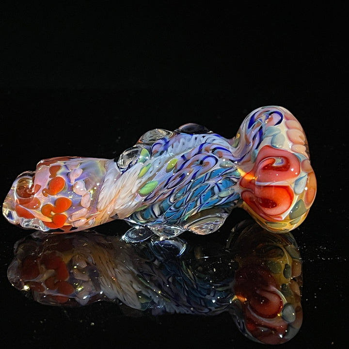 Inside Out Twisted Chillum Glass Pipe Molten Imagination