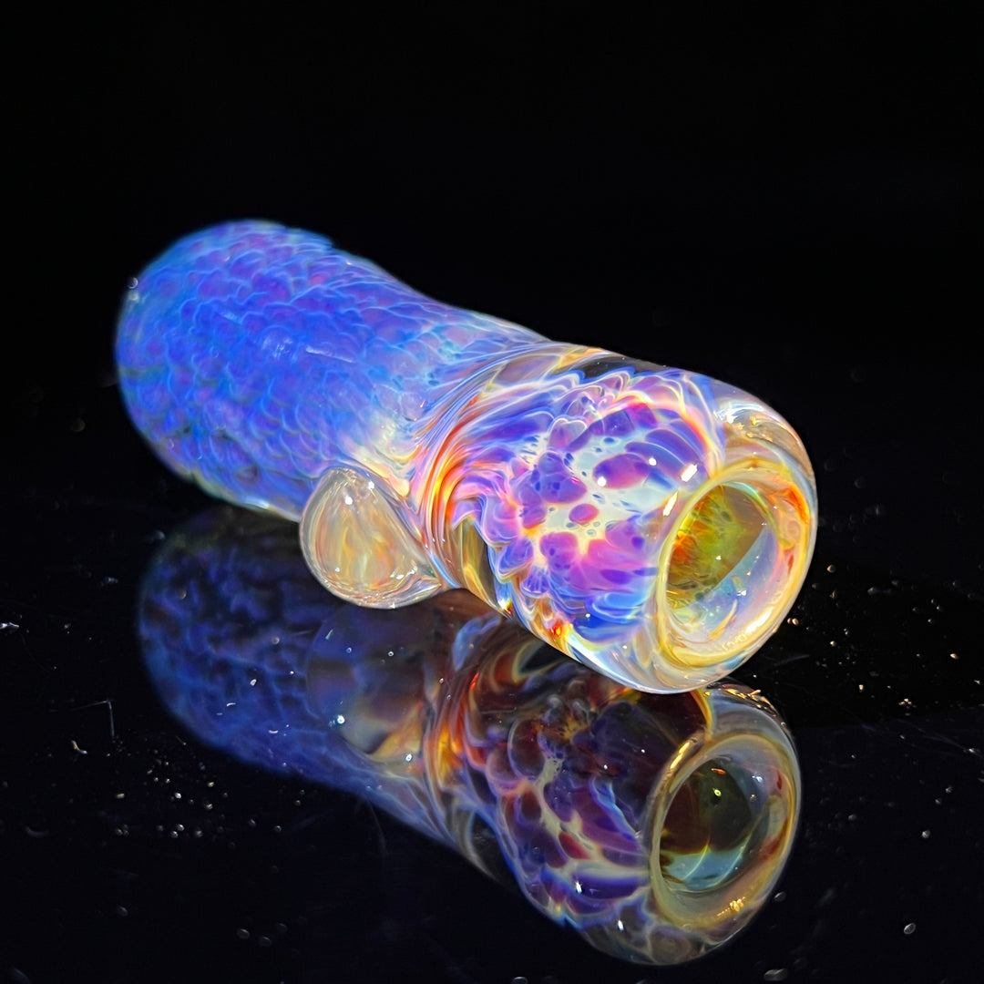 Purple Nebula Chillum Glass Pipe Tako Glass   