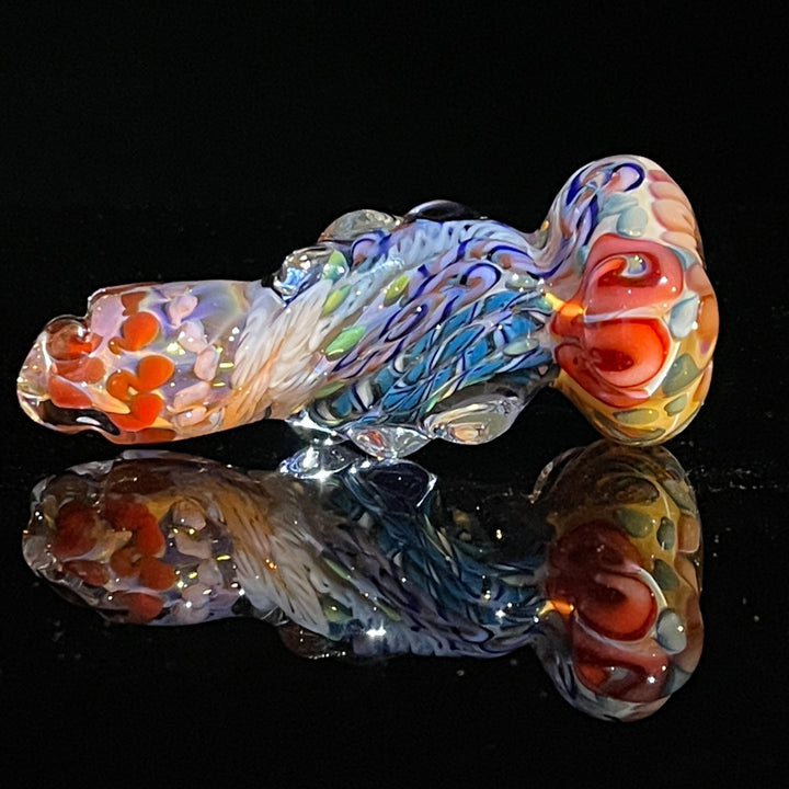 Inside Out Twisted Chillum Glass Pipe Molten Imagination