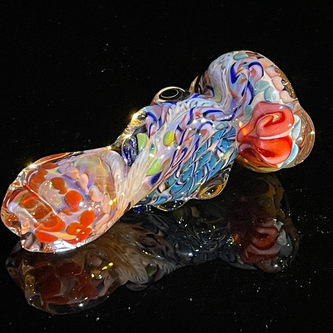 Inside Out Twisted Chillum Glass Pipe Molten Imagination