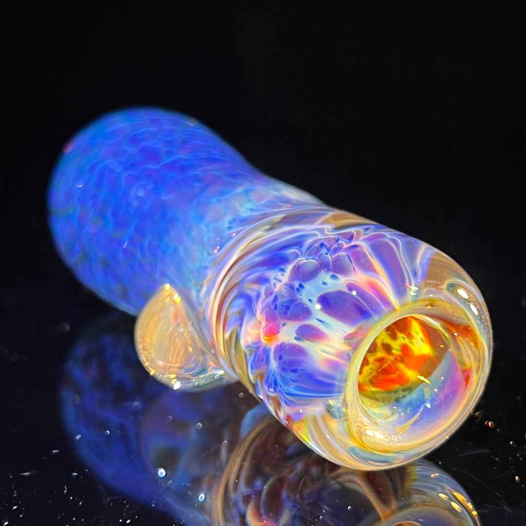 Purple Nebula Chillum Glass Pipe Tako Glass   