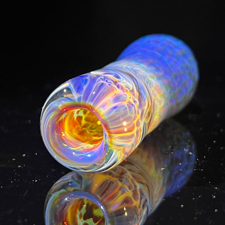 Purple Nebula Chillum Glass Pipe Tako Glass   