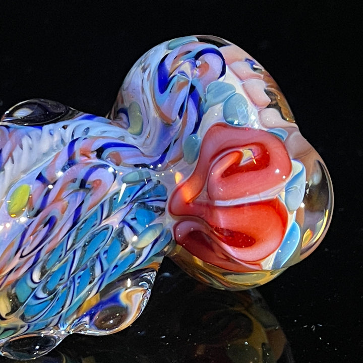 Inside Out Twisted Chillum Glass Pipe Molten Imagination