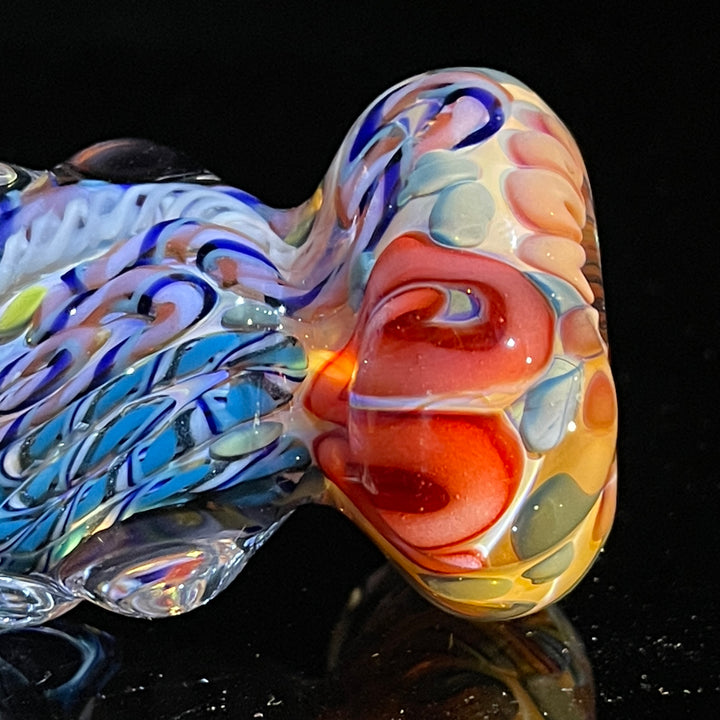 Inside Out Twisted Chillum Glass Pipe Molten Imagination