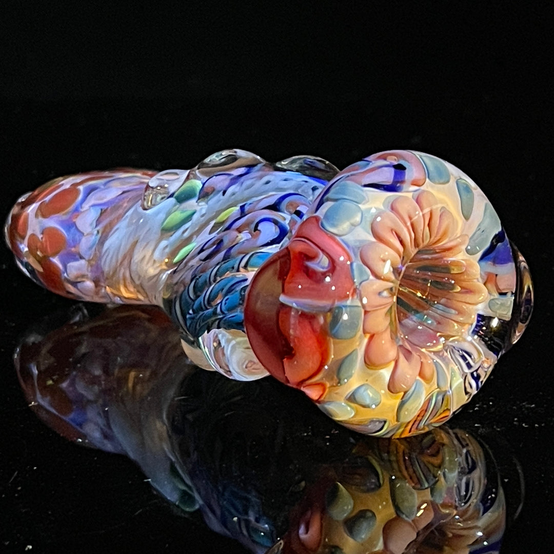 Inside Out Twisted Chillum Glass Pipe Molten Imagination