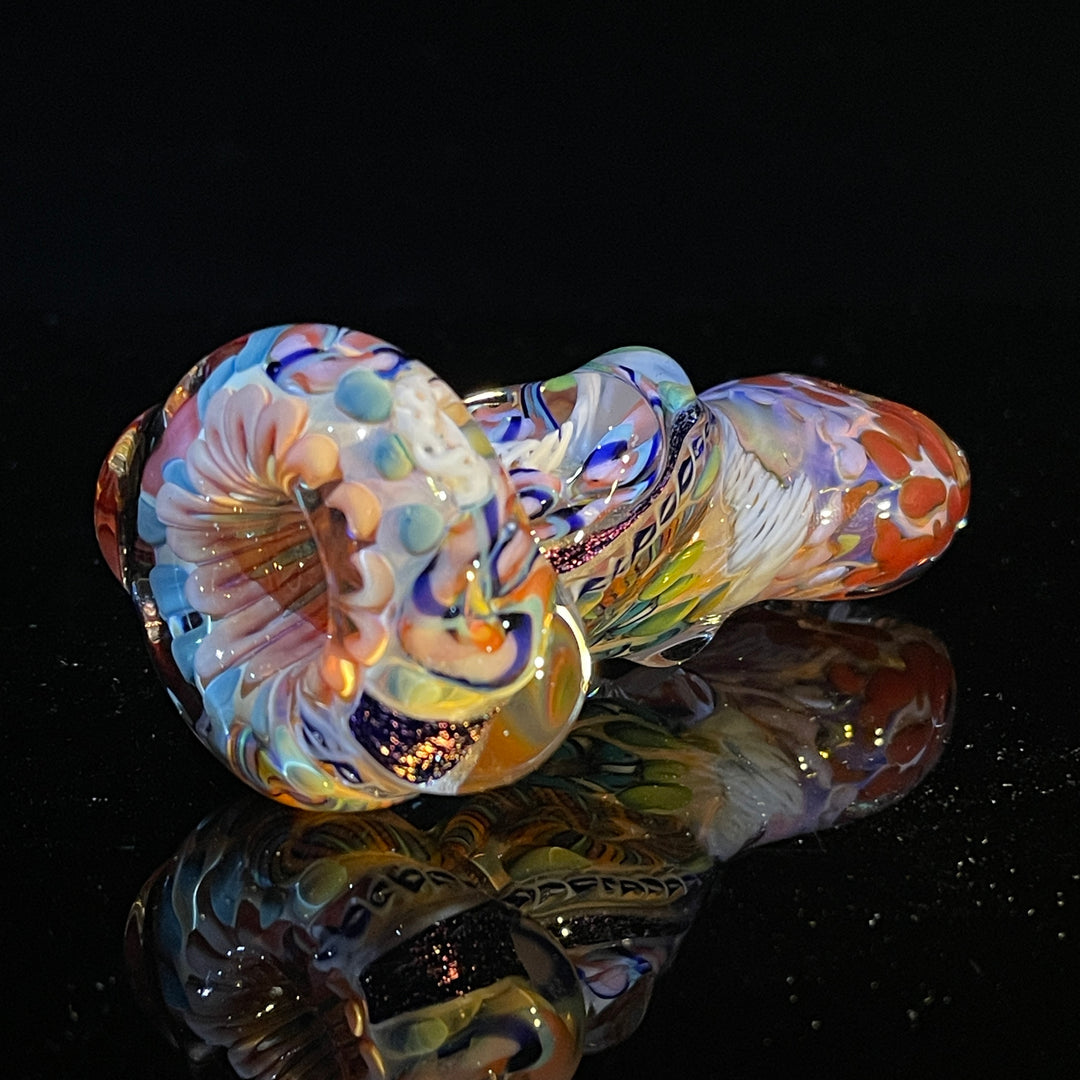 Inside Out Twisted Chillum Glass Pipe Molten Imagination