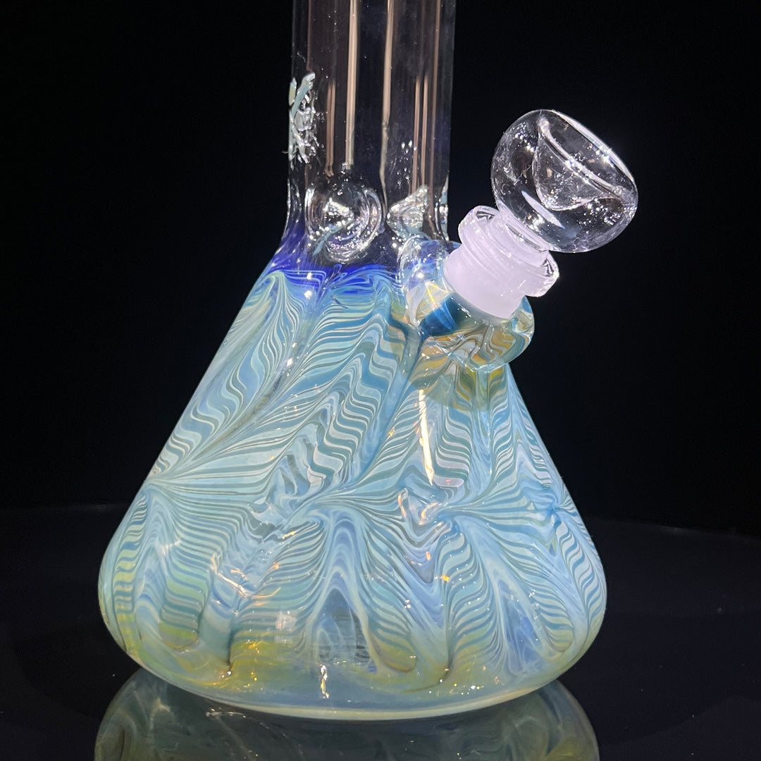 10.5" Color Rake Beaker Bong Glass Pipe Mary Jane's Glass