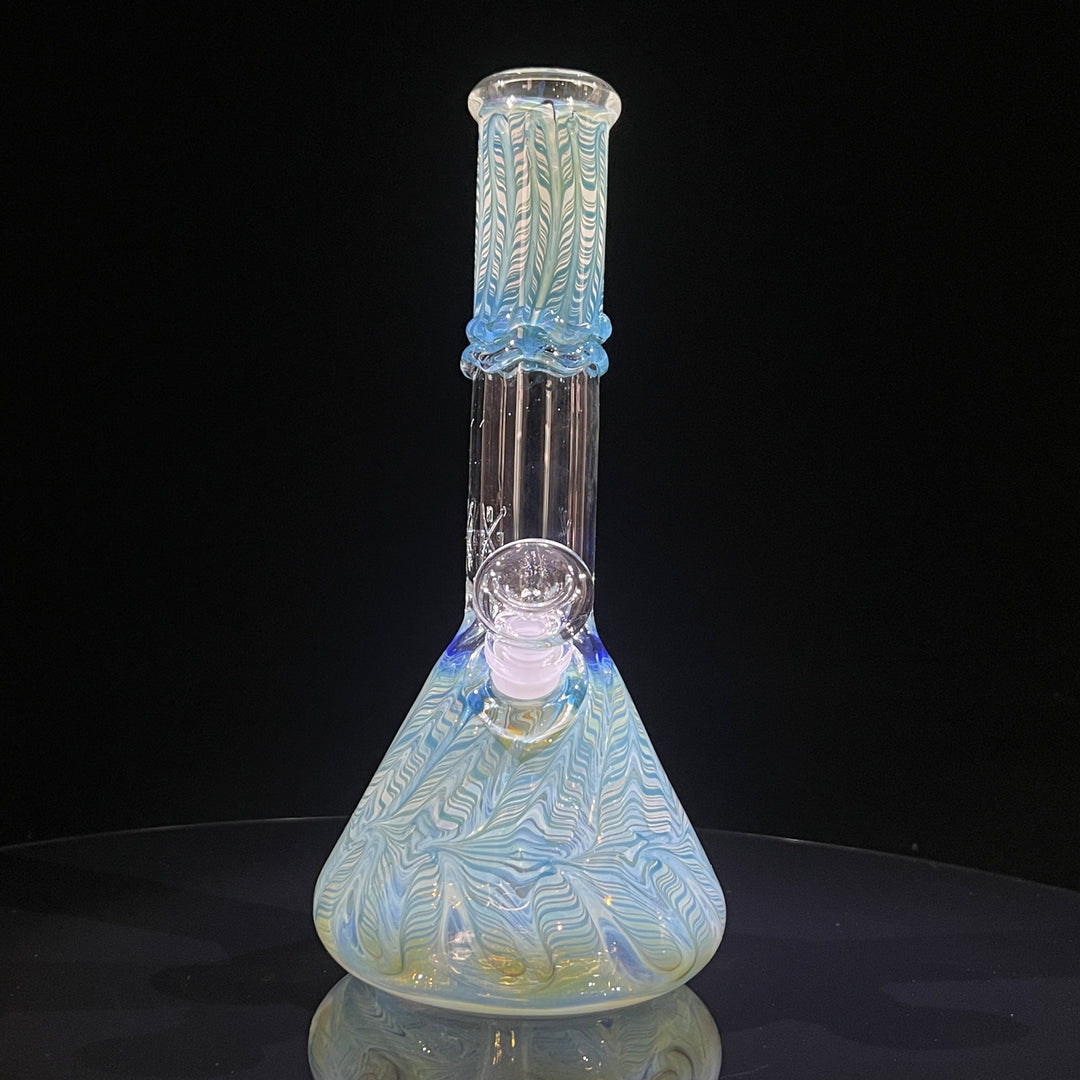 10.5" Color Rake Beaker Bong Glass Pipe Mary Jane's Glass