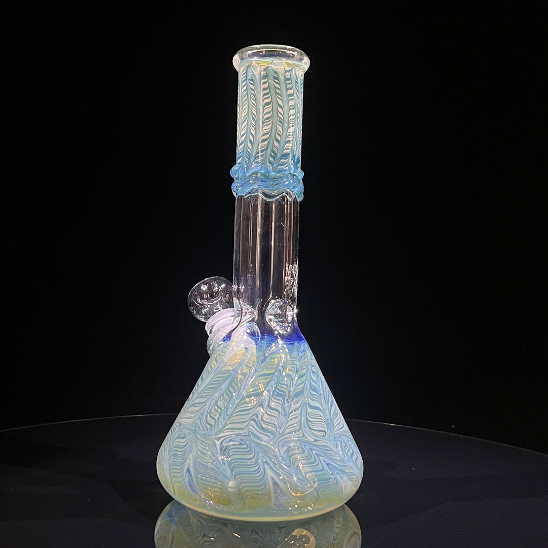 10.5" Color Rake Beaker Bong Glass Pipe Mary Jane's Glass