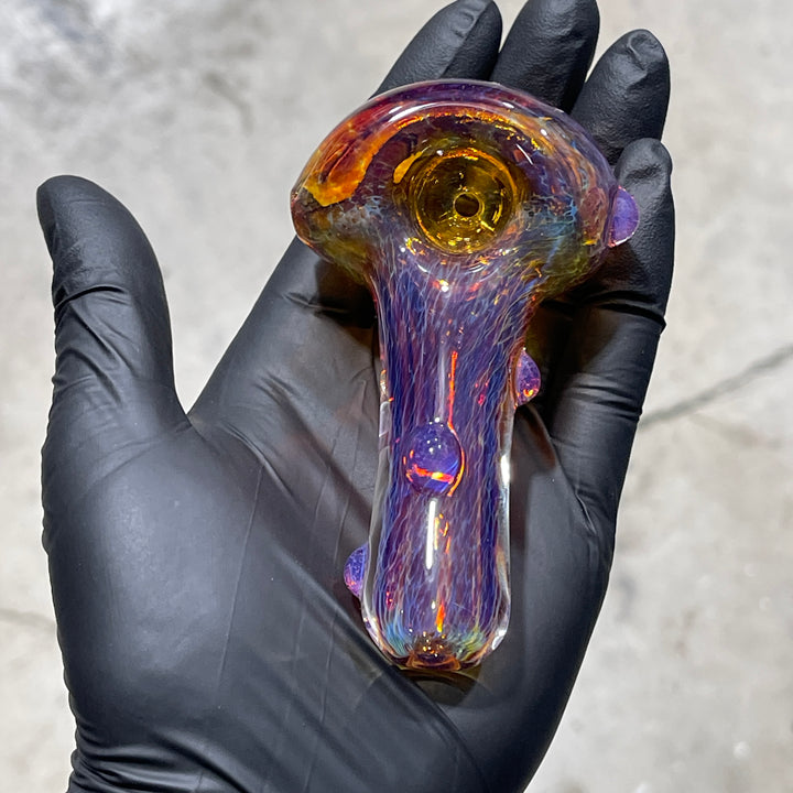 Thick Purple Pipe Glass Pipe Chuck Glass   