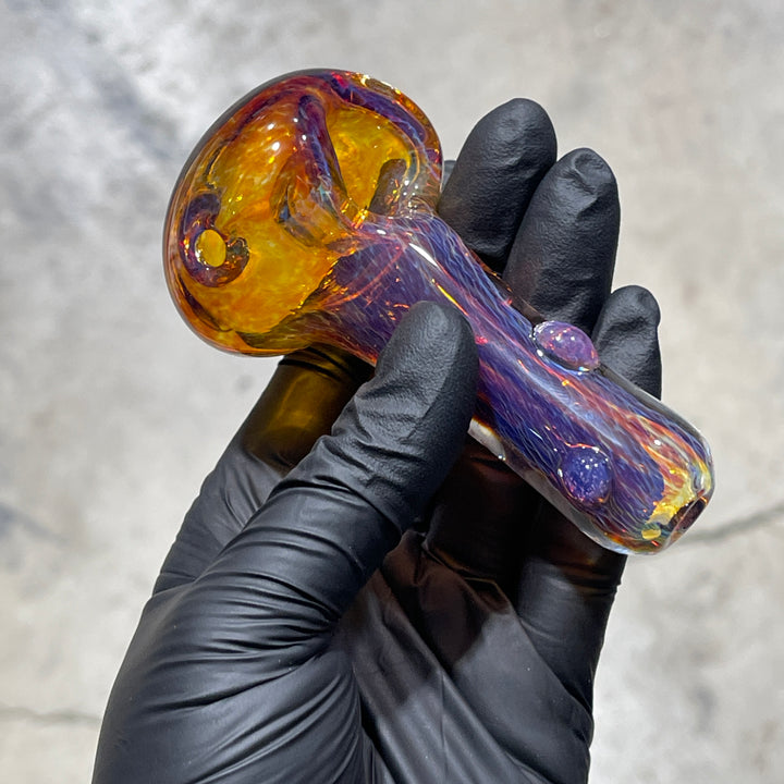 Thick Purple Pipe Glass Pipe Chuck Glass   