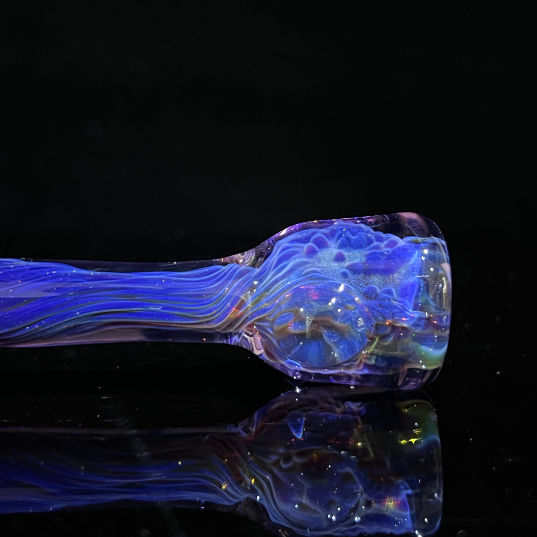 Tiffany's Purple Plasma Chillum Glass Pipe Tako Glass   