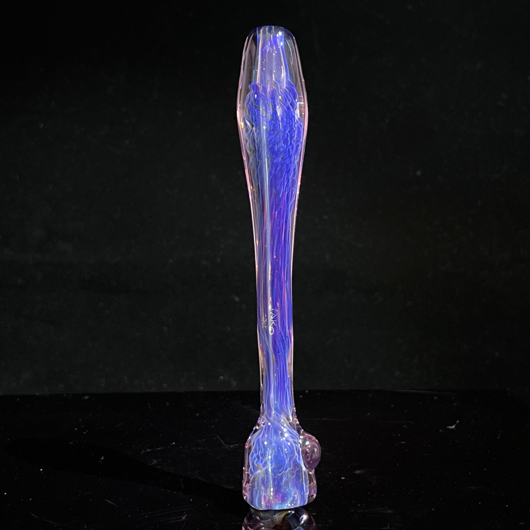 Tiffany's Purple Plasma Chillum Glass Pipe Tako Glass   