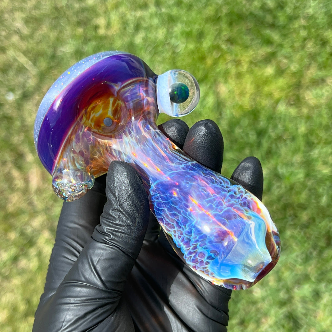 Purple Ghost Megacosm Glass Pipe Tako Glass   