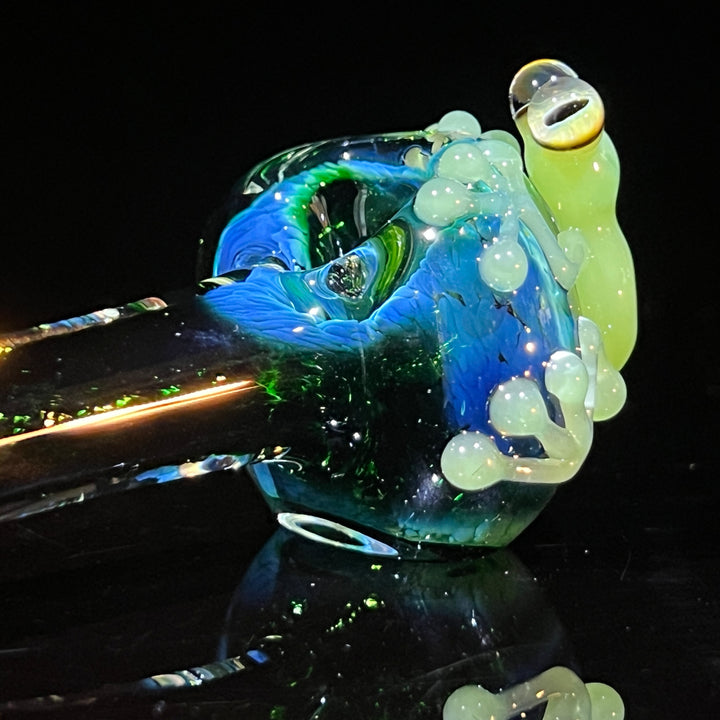 Exp Jade Frog Pipe Glass Pipe Beezy Glass   