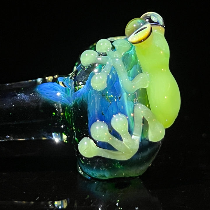 Exp Jade Frog Pipe Glass Pipe Beezy Glass   