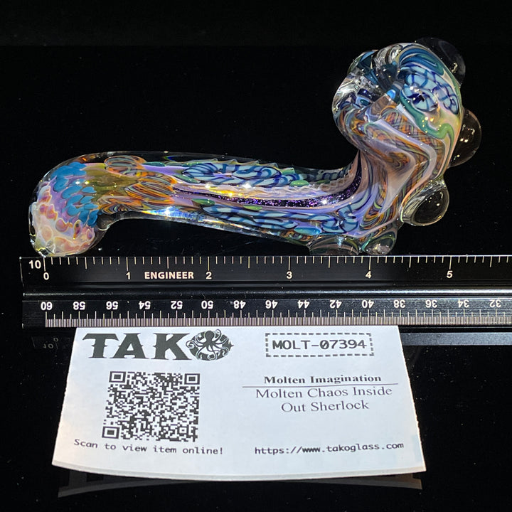 Molten Chaos Inside Out Sherlock Glass Pipe Molten Imagination