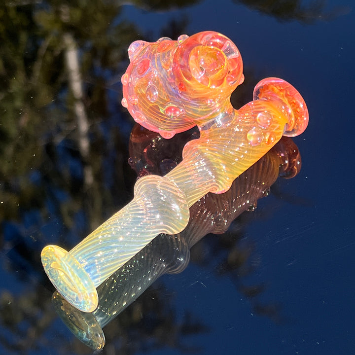 Gold Fumed Sidecar Pipe Glass Pipe Sugar Shack