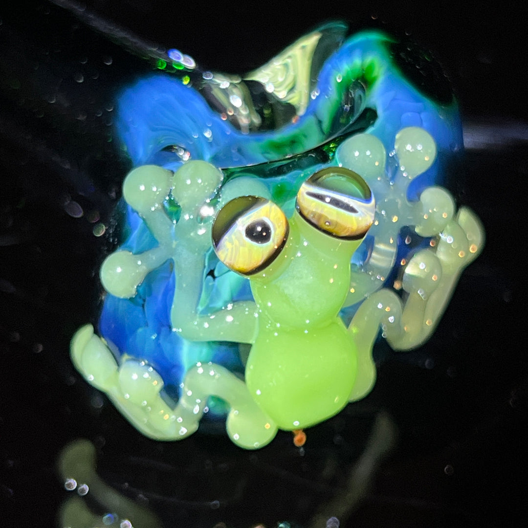 Exp Jade Frog Pipe Glass Pipe Beezy Glass   