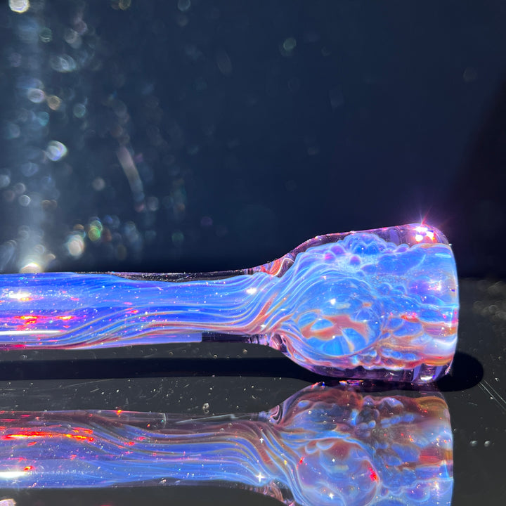 Tiffany's Purple Plasma Chillum Glass Pipe Tako Glass   