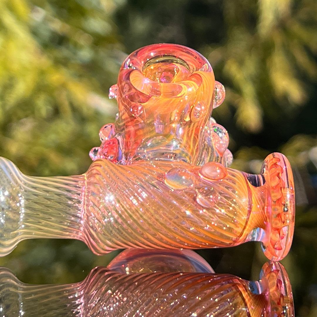 Gold Fumed Sidecar Pipe Glass Pipe Sugar Shack