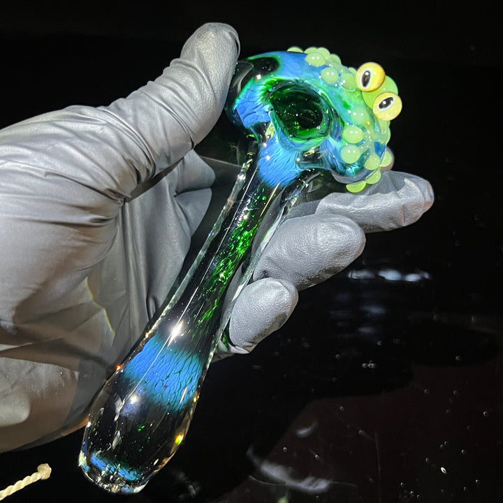 Exp Jade Frog Pipe Glass Pipe Beezy Glass   