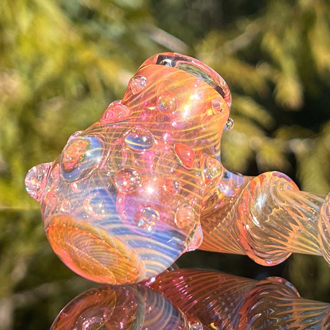 Gold Fumed Sidecar Pipe Glass Pipe Sugar Shack