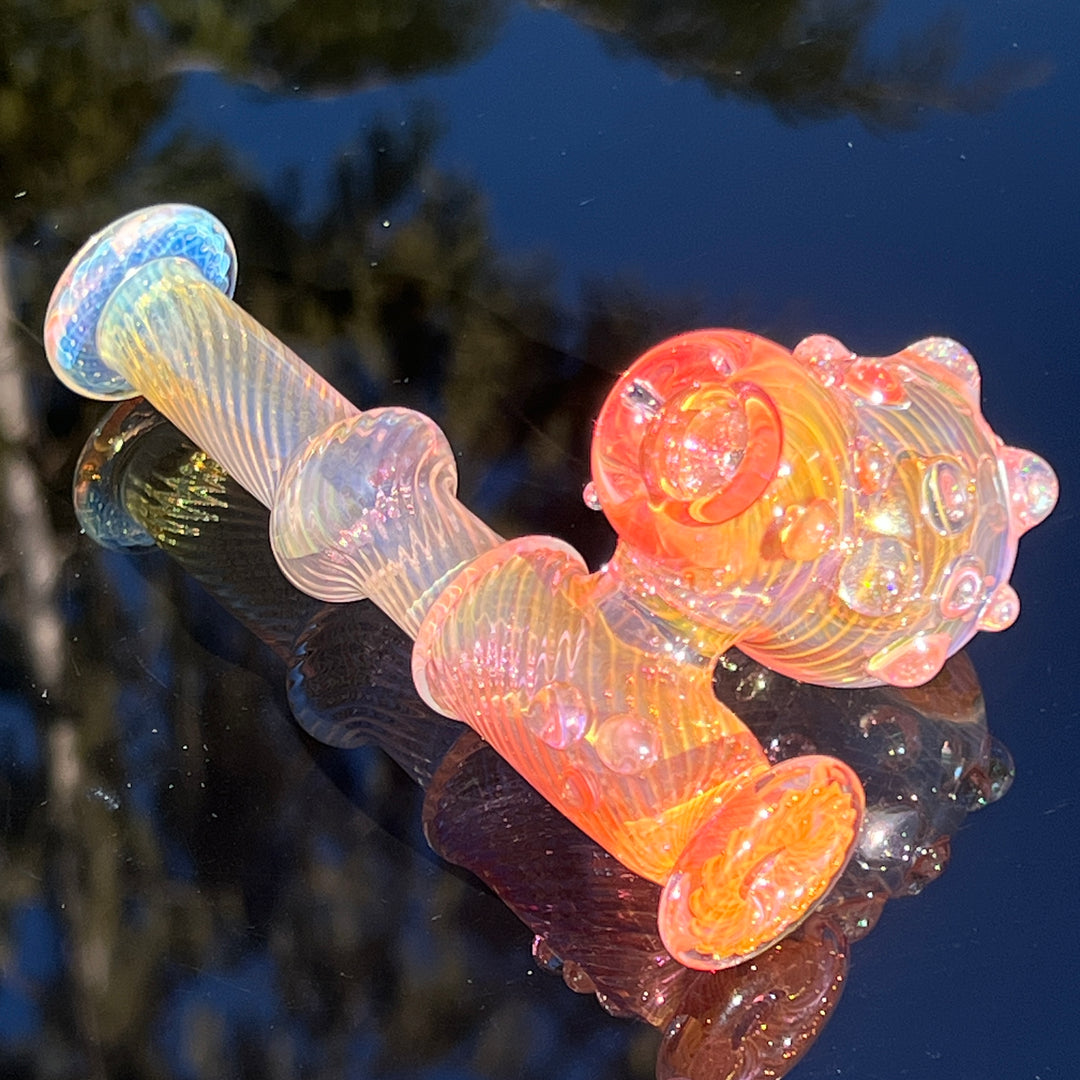 Gold Fumed Sidecar Pipe Glass Pipe Sugar Shack