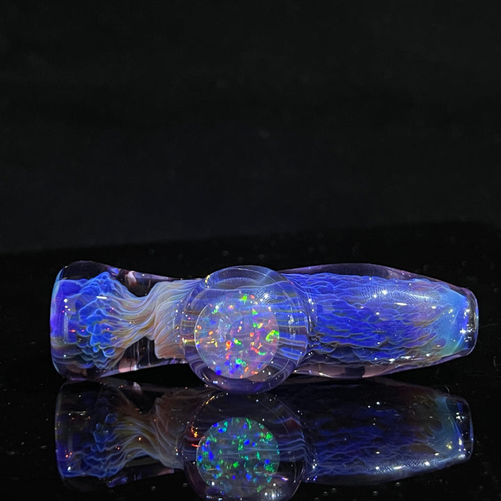 Purple Plasma Opal Chillum Glass Pipe Tako Glass   