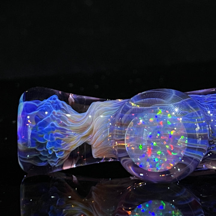 Purple Plasma Opal Chillum Glass Pipe Tako Glass   