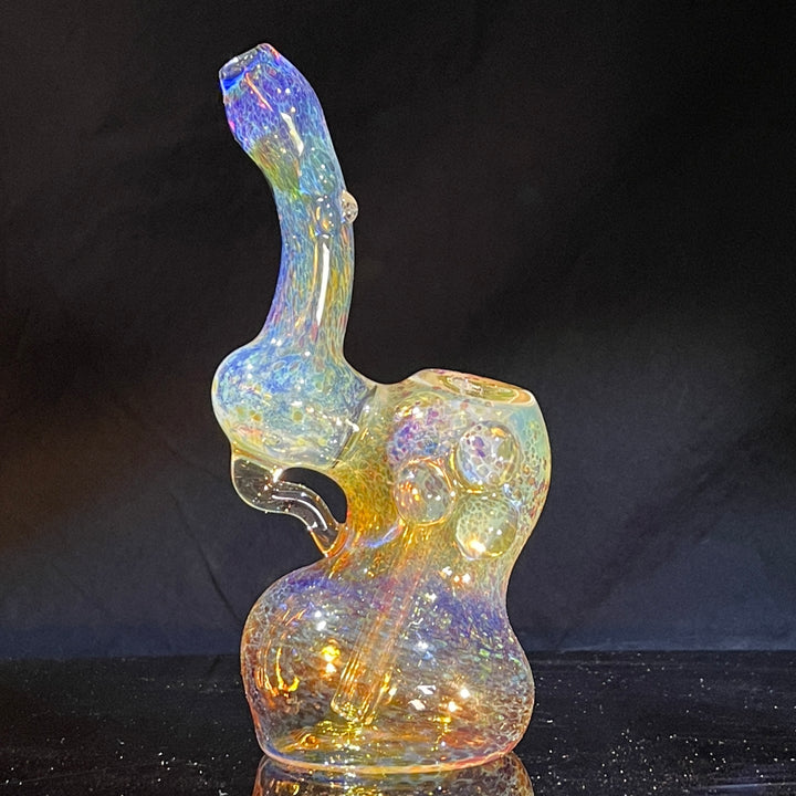 Smooth as Frit Bubbler Glass Pipe Sable Haze   