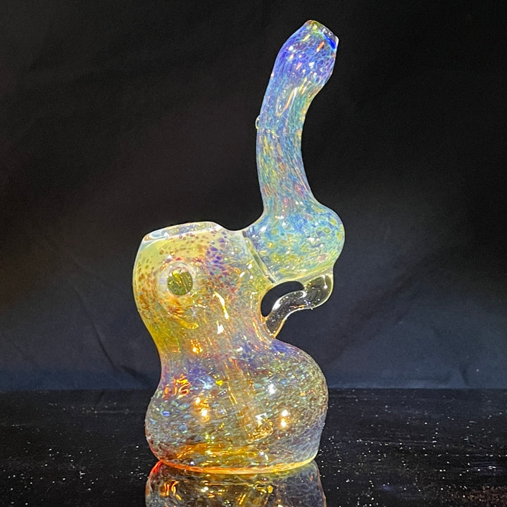 Smooth as Frit Bubbler Glass Pipe Sable Haze   