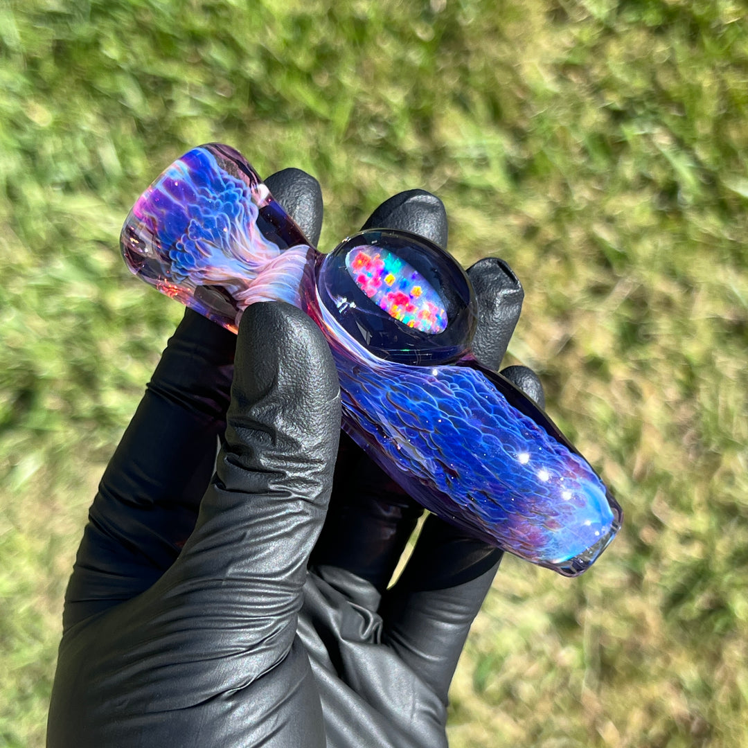 Purple Plasma Opal Chillum Glass Pipe Tako Glass   