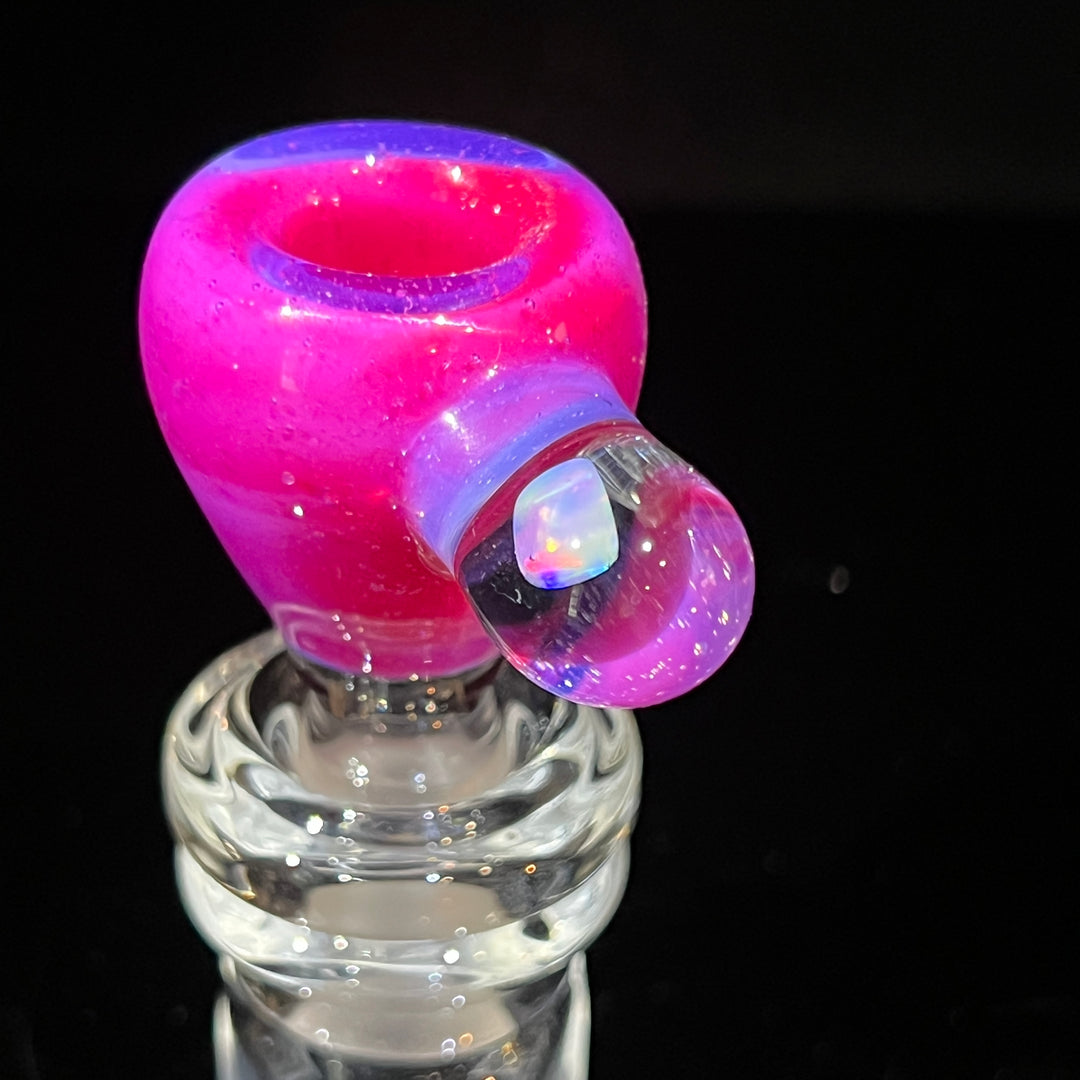 14mm Hot Pink Opal PullSlide Accessory Beezy Glass   