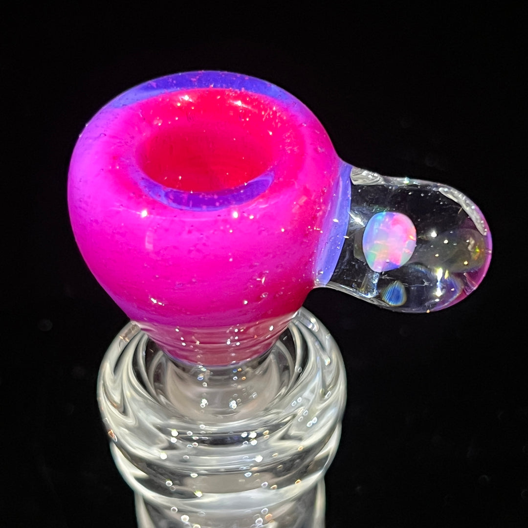 14mm Hot Pink Opal PullSlide Accessory Beezy Glass   